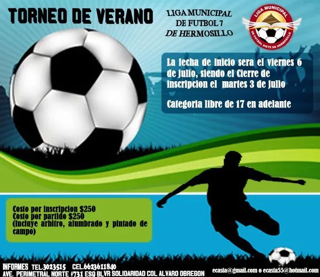 INVITACIÓN FÚTBOL SIETE | CURSO DE FÚTBOL VERANO 2012