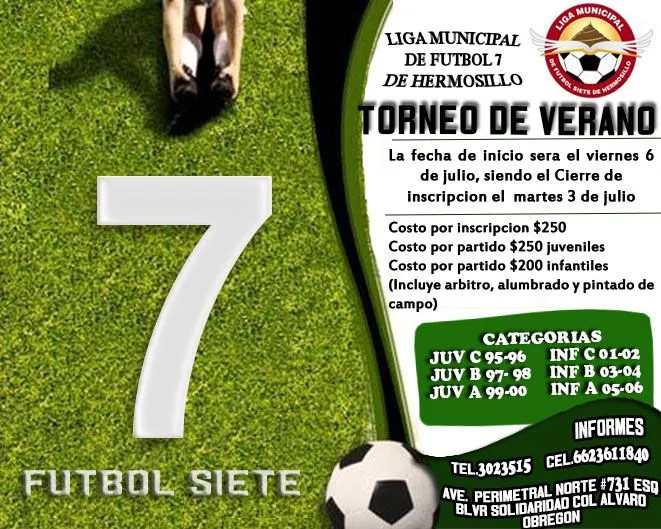 INVITACIÓN FÚTBOL SIETE | CURSO DE FÚTBOL VERANO 2012