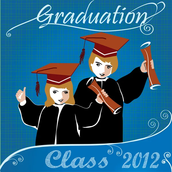 invitación graduación class2012 — Vector stock © rsinha #9384971