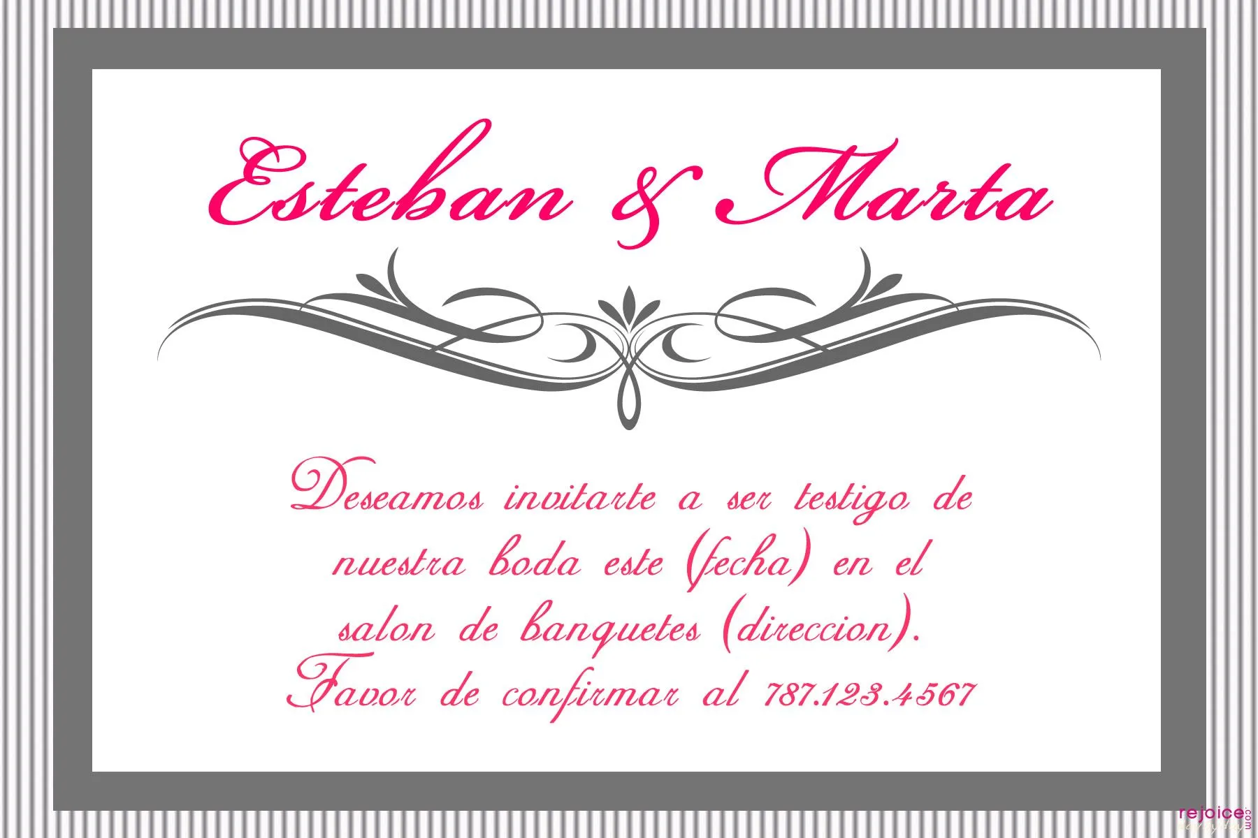 Pensamiento para invitaciones de boda - Imagui