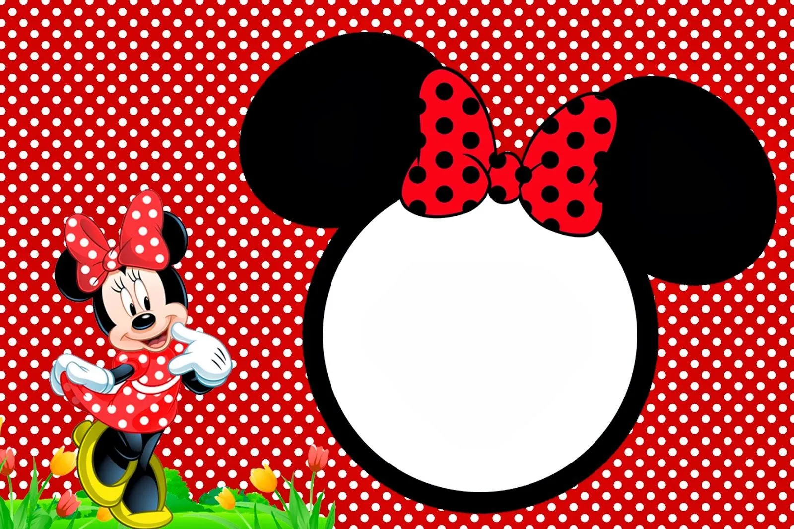 Invitación Minnie Mouse roja - Imagui