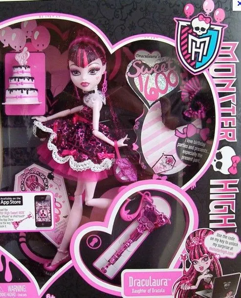 MUÑECA MONSTER HIGH SWEET 1600 DRACULAURA - TodoCapricho