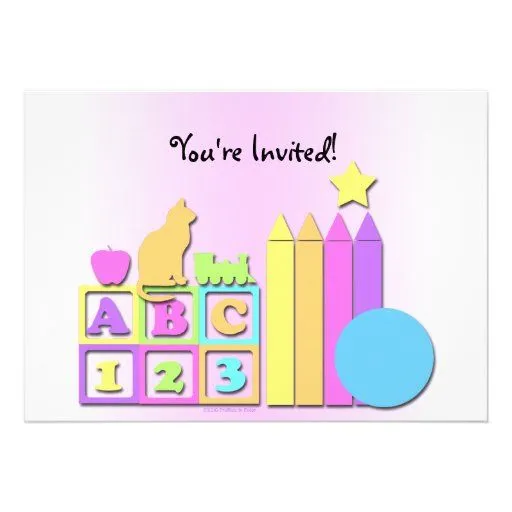 La invitación de los niños preescolares de la guar de Zazzle.