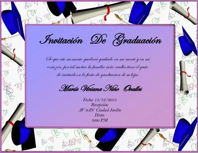 Invitacion nueva...