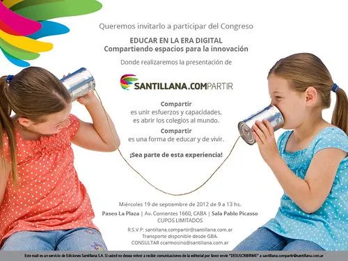 Invitación a Presentación SANTILLANA.Compartir - Excellere ...