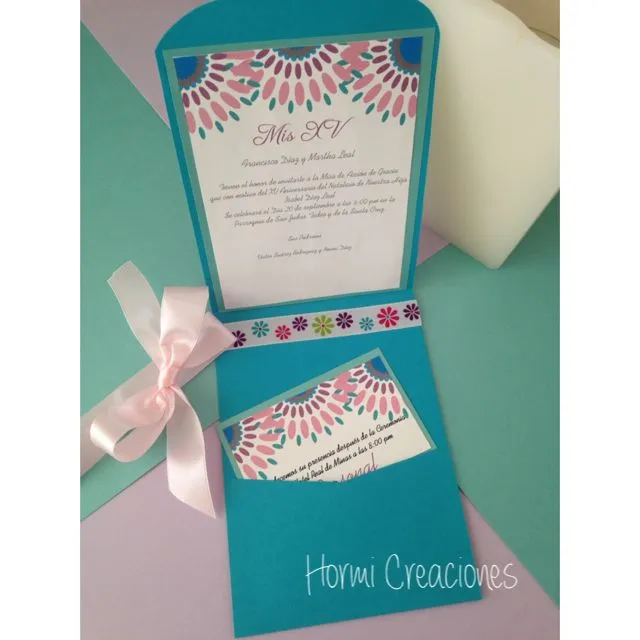 Invitacion de XV años | scrapbook | Pinterest