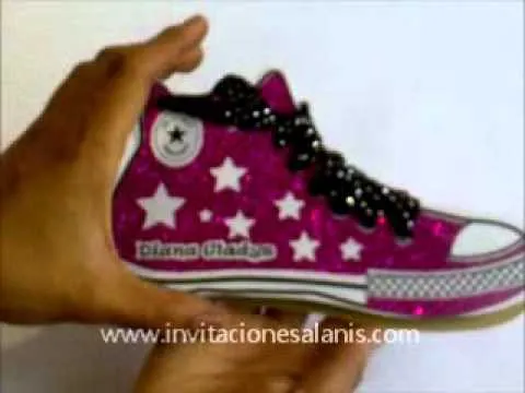 Invitaciones Alanis - Invitacion XV Años Tenis - YouTube