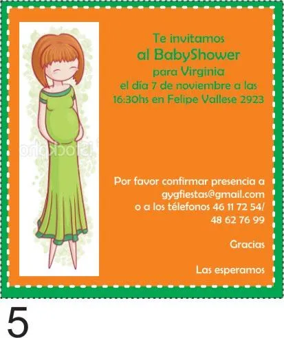 Invitaciones Baby shower