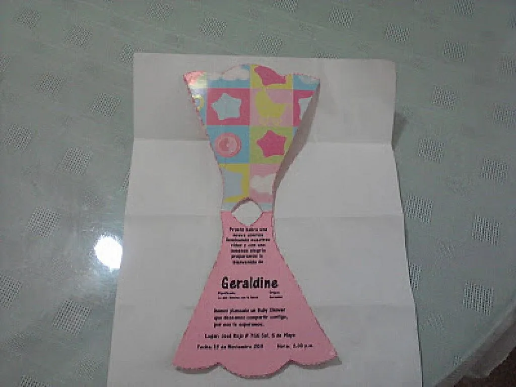 Invitaciones para baby shower | Aprender manualidades es facilisimo.