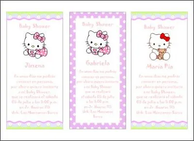 Invitaciones Baby Shower Fiestas Infantiles Capillos de Bautizo y ...