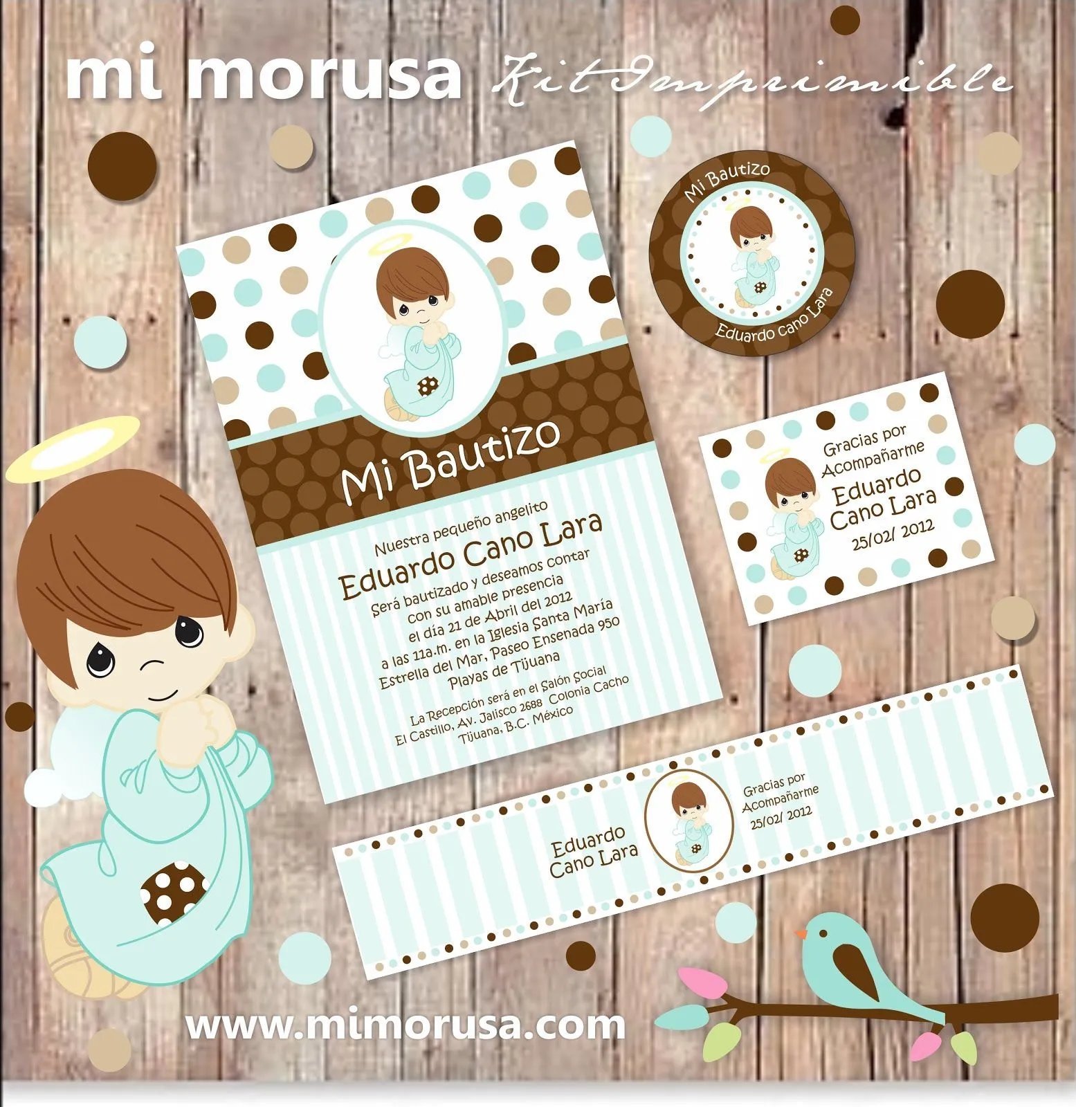 Invitaciónes de bautizos originales - Imagui
