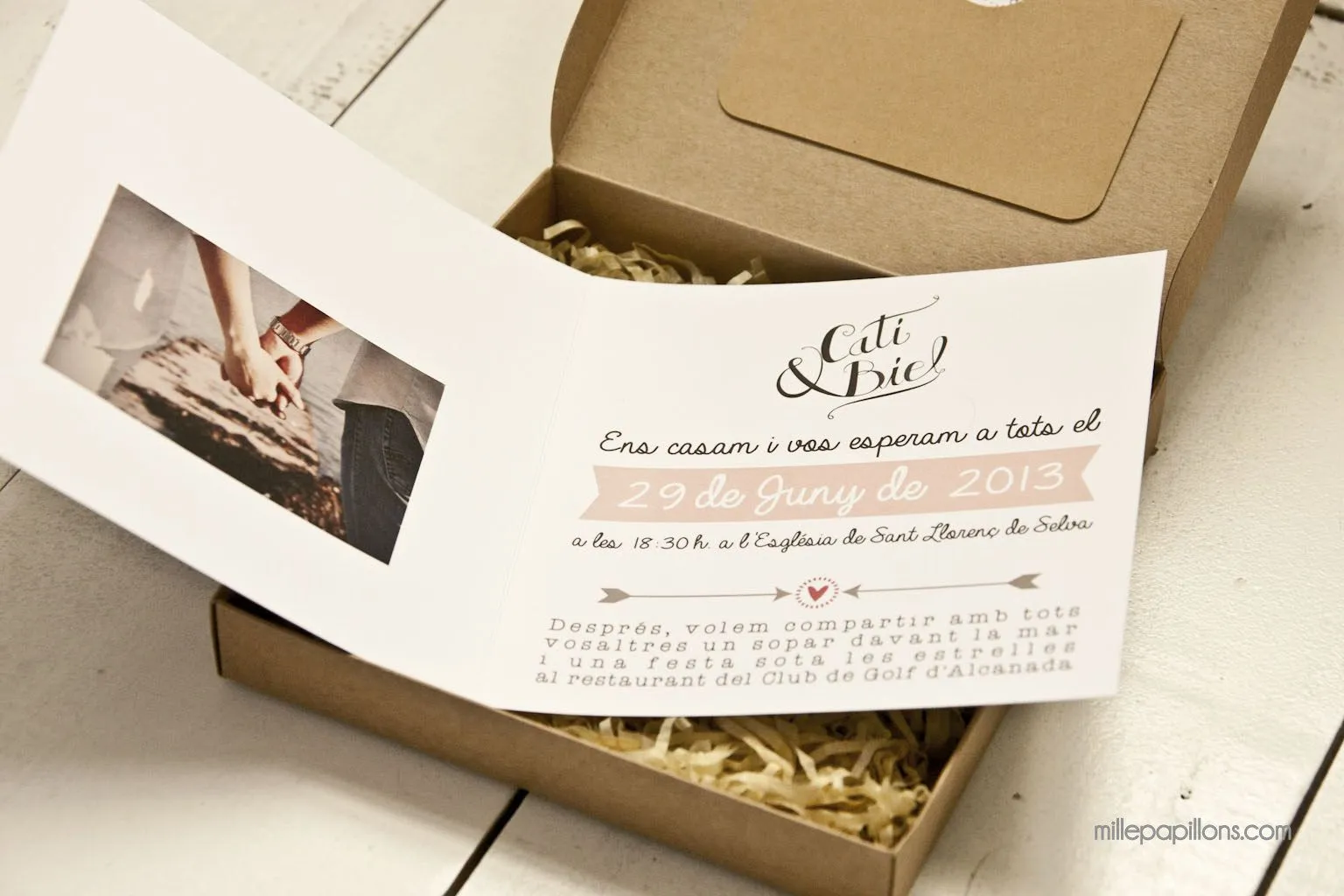 INVITACIONES DE BODA: PARA UNA BODA FRENTE AL MAR | Mille Papillons