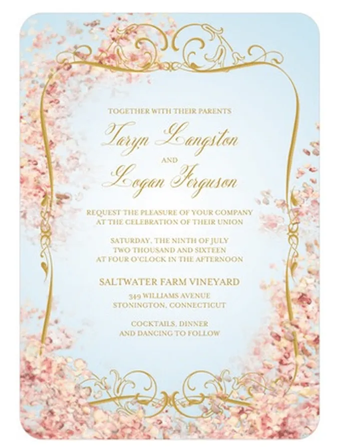 Invitaciones de boda estilo vintage de Claire Pettibone para ...