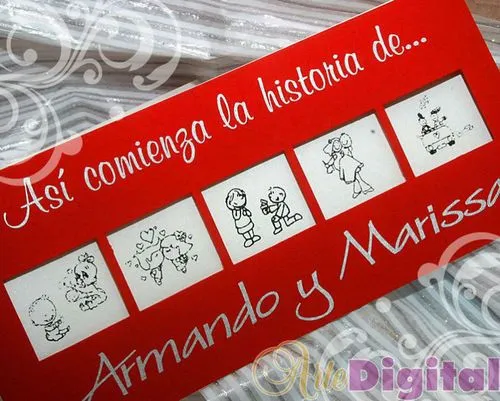 Invitaciónes para boda de su historia - Imagui