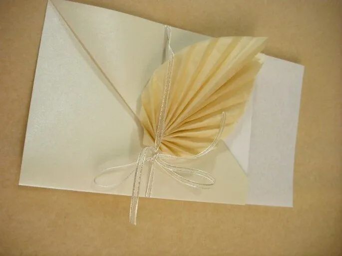 Invitaciones para boda estilo origami