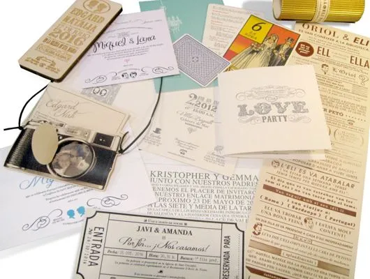 Invitaciones de boda al más puro estilo vintage | Innovias