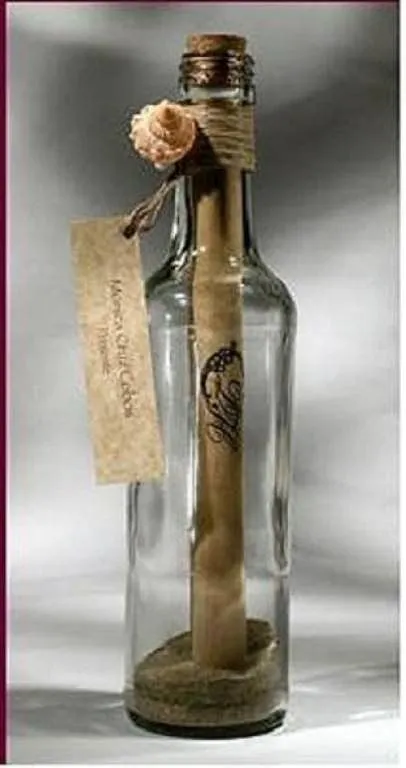 Como hacer invitaciónes de botella - Imagui