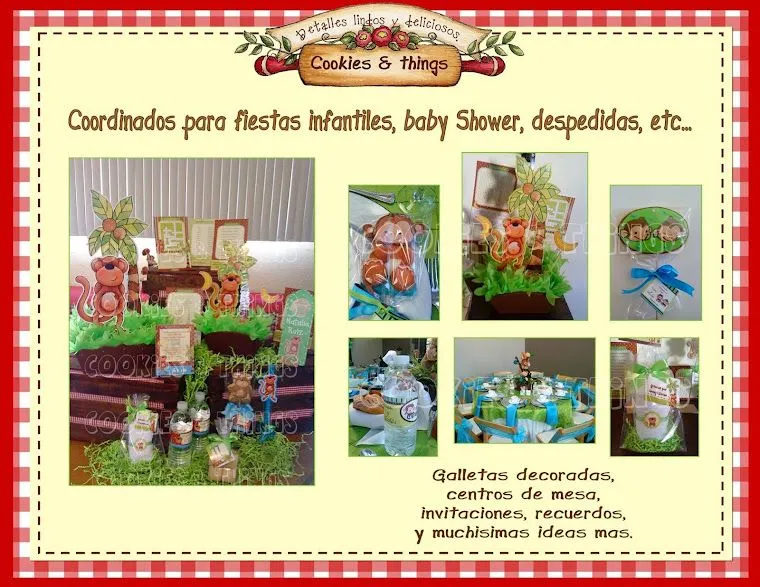 galletas decoradas, centros de mesa, manualidades, personajes ...