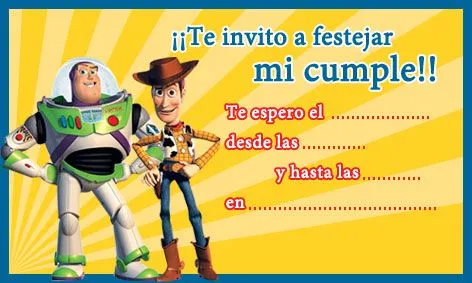 Invitaciónes de cumple años de niños - Imagui