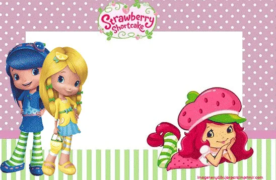 Invitaciones de cumpleaños de frutillita para imprimir-Imagenes y ...