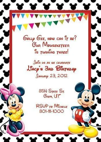 Invitaciones de cumpleaños gratis