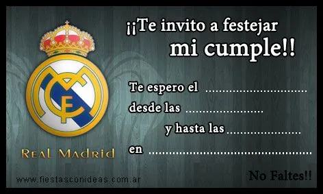 Invitaciones para cumpleaños para imprimir y repartir a sus amigos ...