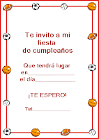 Invitaciones de cumpleaños para imprimir muy sencillas | Blog de ...