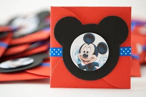 Tarjetas originales hechas a mano de Mickey - Imagui