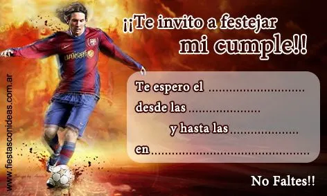 messi - Tarjetas de cumpleaños de messi