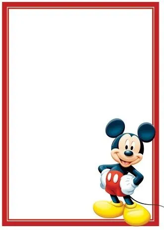 Mickey Mouse tarjetas de cumpleaños para imprimir - Imagui