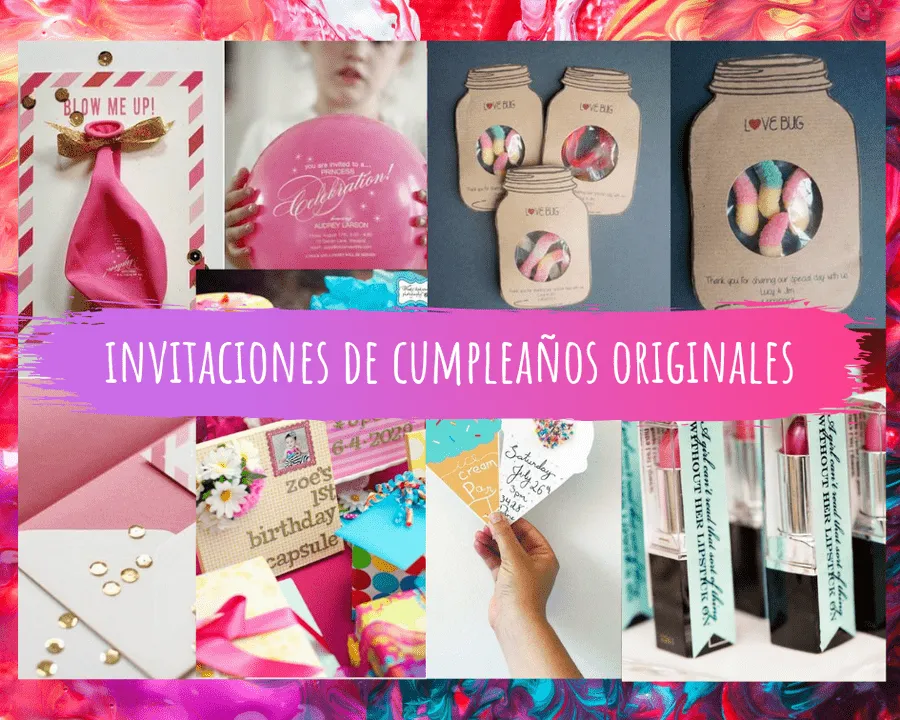 Invitaciones de cumpleaños originales | Manualidades