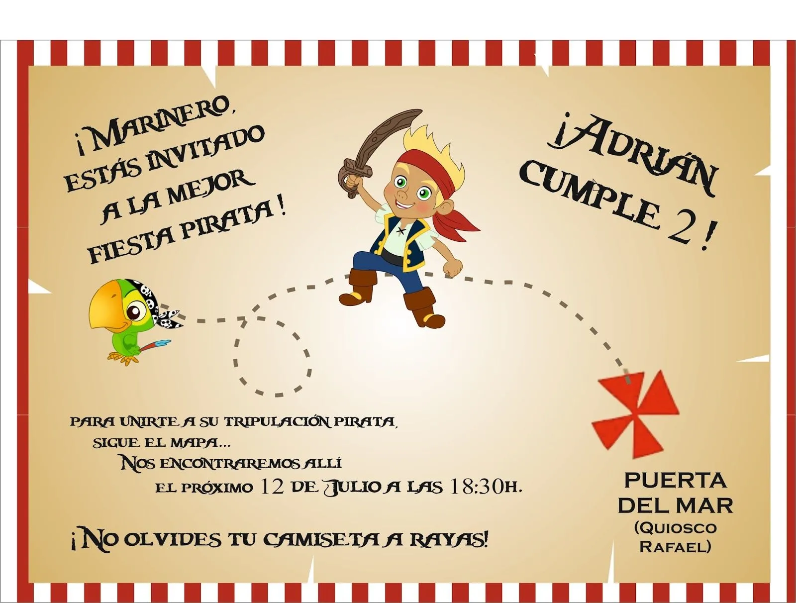 Invitaciones De Cumpleaños De Piratas Para Imprimir 11 en HD ...