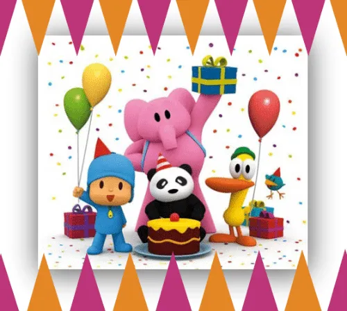 Invitaciones de cumpleaños de pocoyo-Imagenes y dibujos para ...