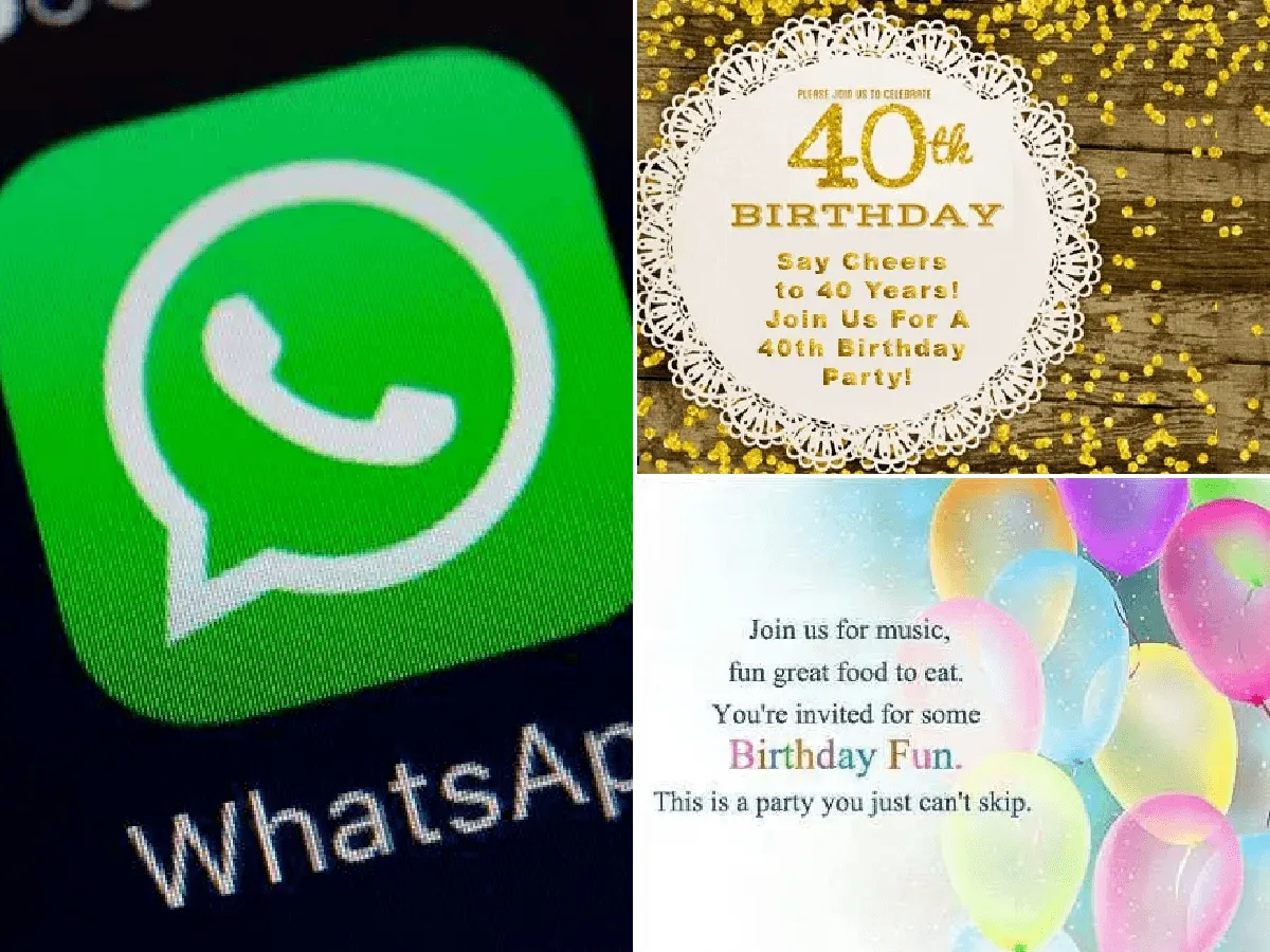 Invitaciones de cumpleaños para Whatsapp - Manualidades.es