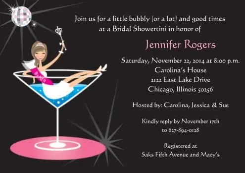 Invitaciónes para despedida de soltera divertidas - Imagui