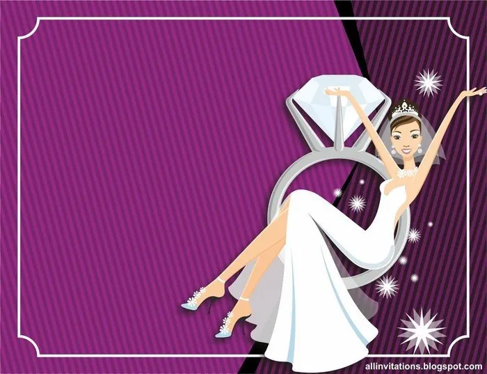 Fondo de invitación para despedida de soltera - Imagui