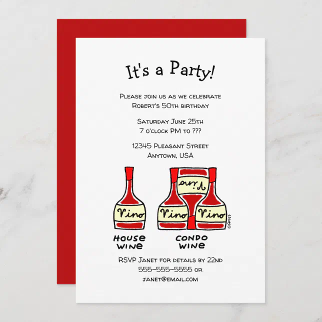 Invitaciones divertidas a la fiesta de cumpleaños | Zazzle.es