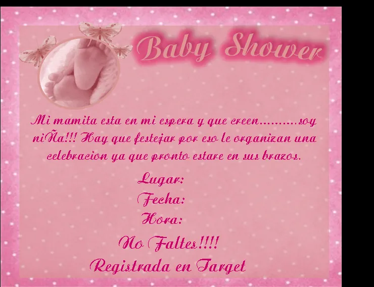 Palabras bonitas baby shower - Imagui