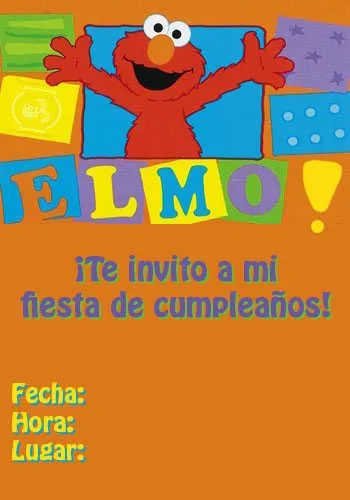 Fiesta infantil decorada con motivos de Elmo | Fiesta101