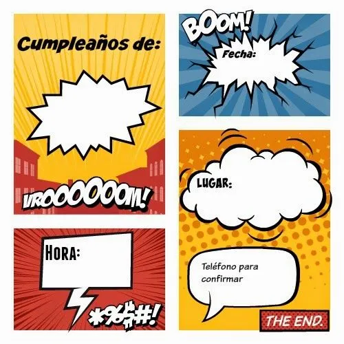 Invitaciones para fiesta de cumpleaños para imprimir - Manzanaterapia