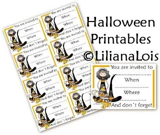 Invitaciones para la fiesta de haloween printables haloween party ...