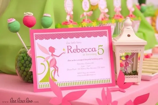 Invitaciones para Fiestas de Niñas : Fiestas Infantiles Decoracion