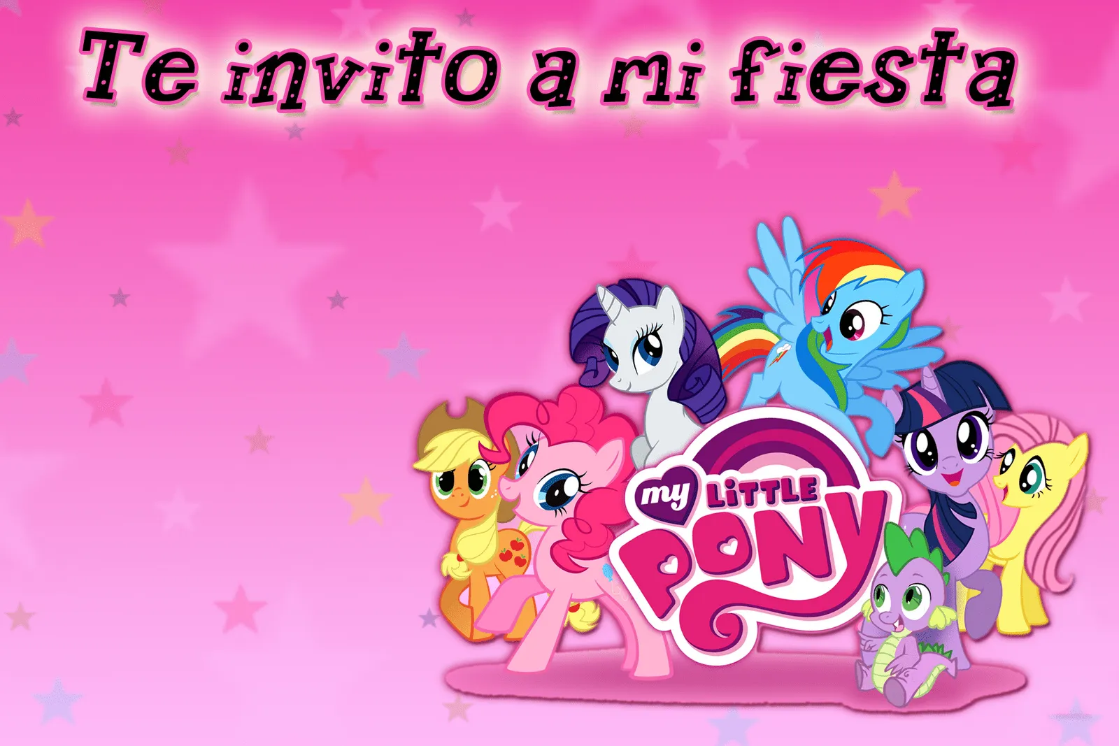 My little pony tarjetas de invitación - Imagui