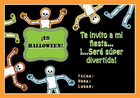 Invitaciones de Halloween para imprimir | Fiesta101