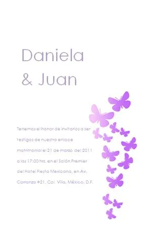 Invitaciones de boda GRATIS para imprimir : Invitación de boda ...