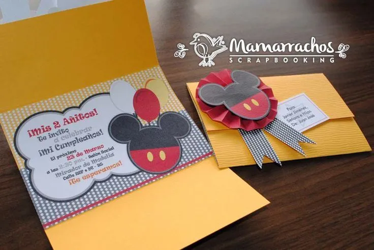 Invitaciones de Mickey Mouse | Invitaciones | Pinterest