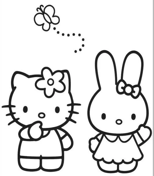 Plantillas de Hello Kitty. Fiestas infantiles. - Ideas y material ...