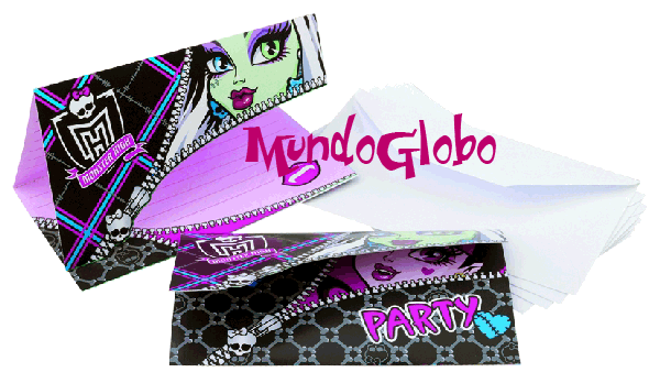 Monster high invitaciónes frankie - Imagui