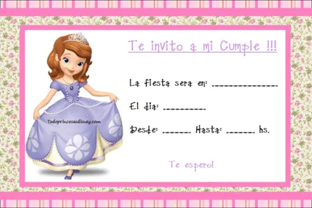 invitaciones de princesa sofia - Todo Para Tus Fiestas - BabyCenter