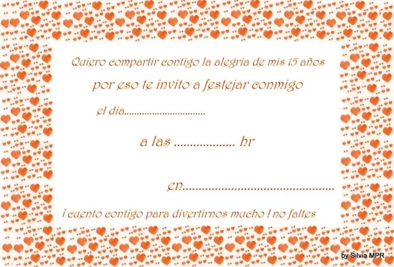 Invitaciones para quinceaneras para imprimir gratis - Imagui